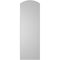 Ekena Millwork Arch Top Surface Mount PVC Gable Vent: Functional, w/ 2"W x 1-1/2"P Brickmould Frame, 14"W x 42"H GVPAR14X4202SF - alternate 5